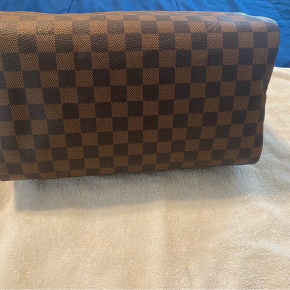LOUIS VUITTON DAMIER EBENE PATTERN SPEEDY 30 - Picture 9 of 14